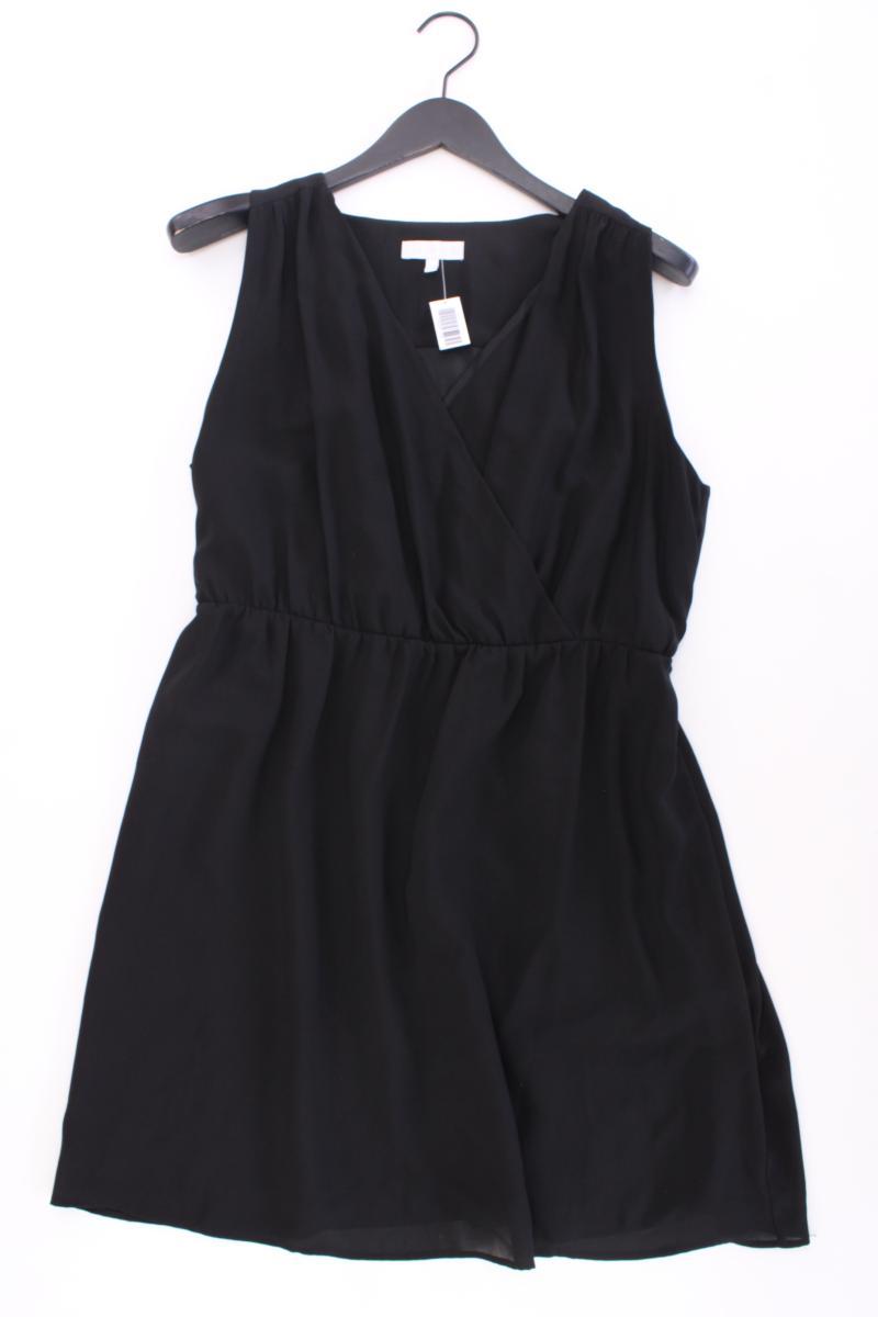 WE ARE SO GOOD TOGETHER Chiffonkleid Gr. 44 Ärmellos schwarz