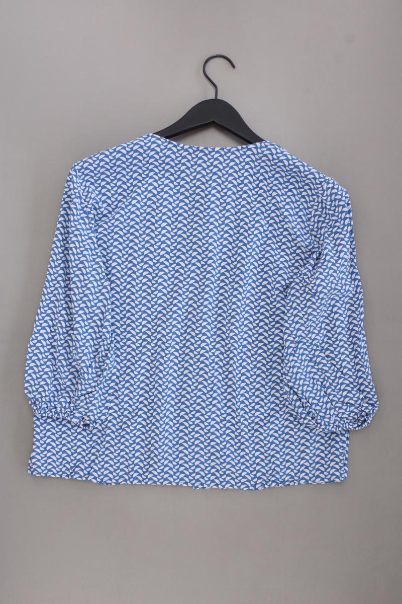 Tom Tailor Classic Bluse Gr. 42 3/4 Ärmel blau aus Viskose