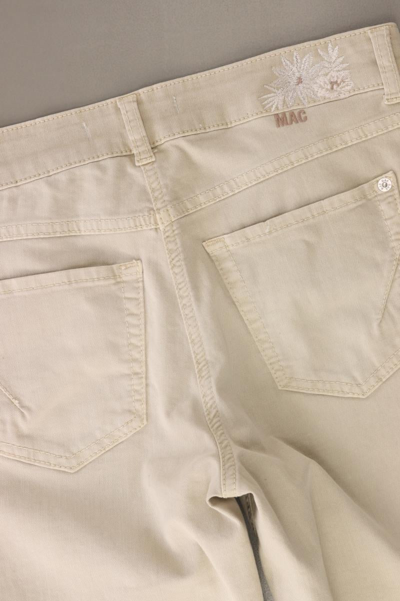 MAC Straight Jeans Gr. 36/L26 creme aus Baumwolle