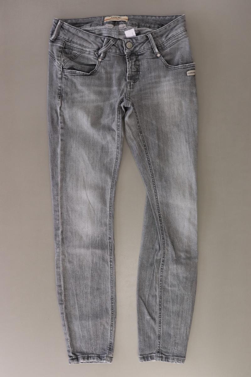 Gang Straight Jeans Gr. W28 grau aus Baumwolle