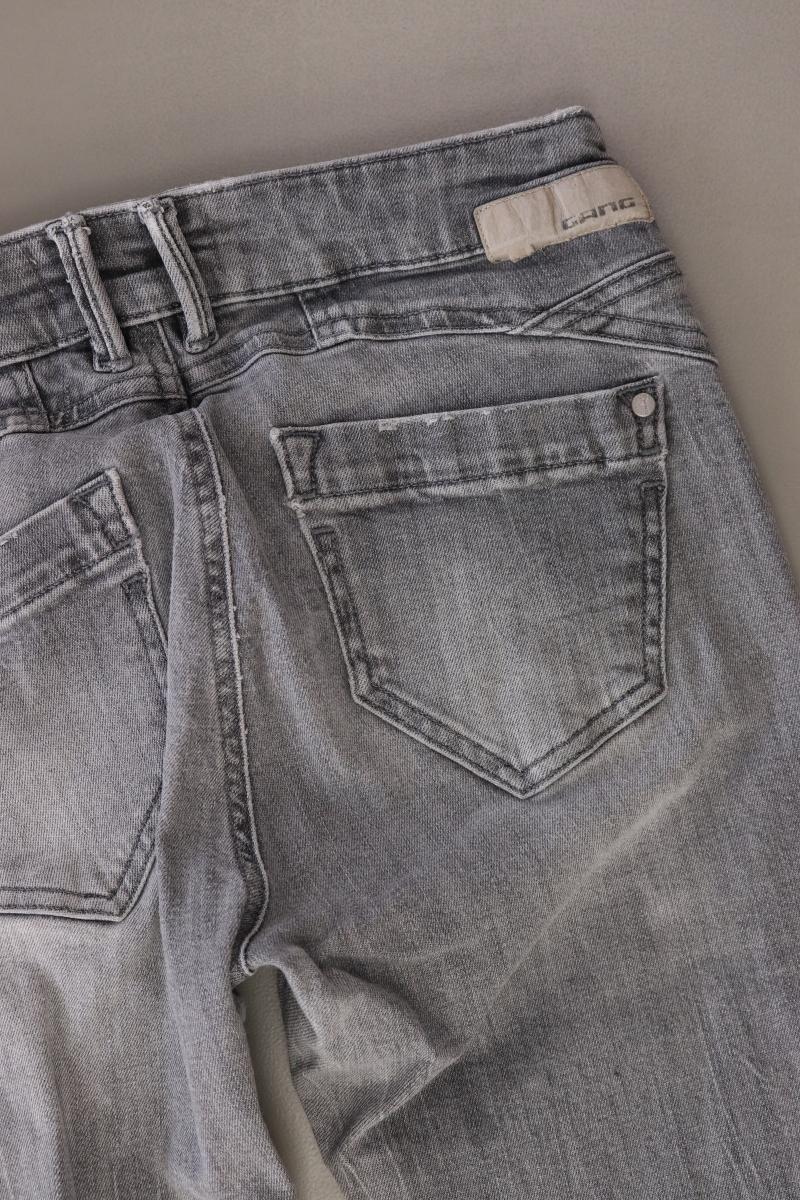 Gang Straight Jeans Gr. W28 grau aus Baumwolle