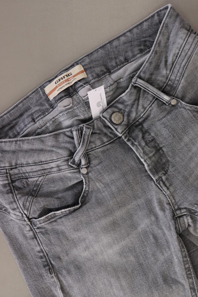 Gang Straight Jeans Gr. W28 grau aus Baumwolle