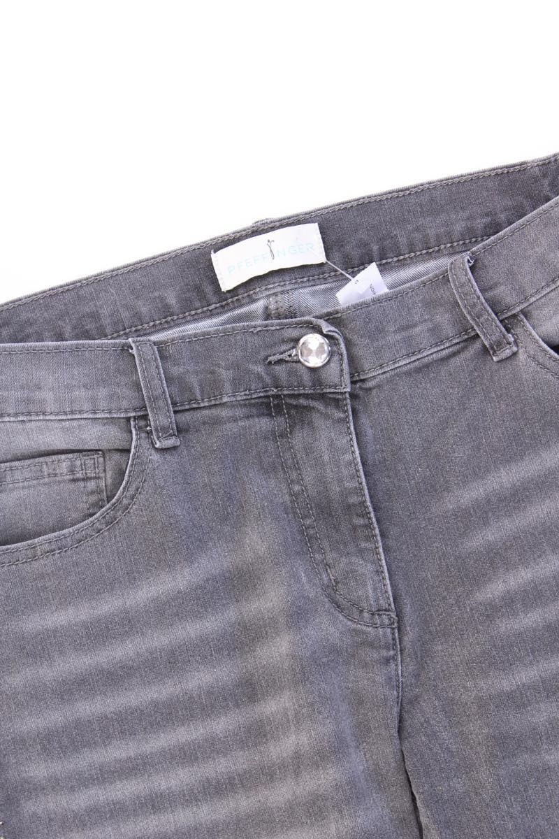 Pfeffinger 7/8 Jeans Gr. Kurzgröße 21 grau aus Baumwolle