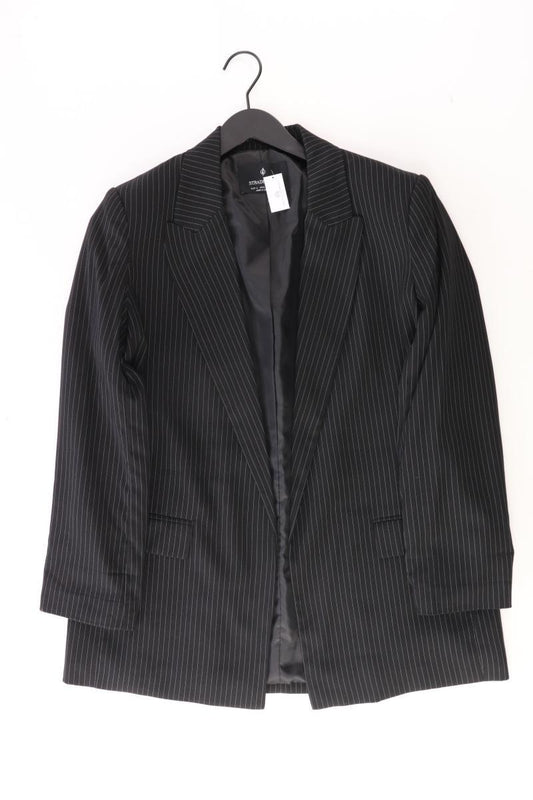 Stradivarius Longblazer Gr. L gestreift schwarz aus Polyester