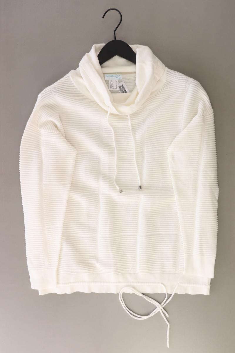 Création L. Pullover Gr. 46 creme aus Baumwolle