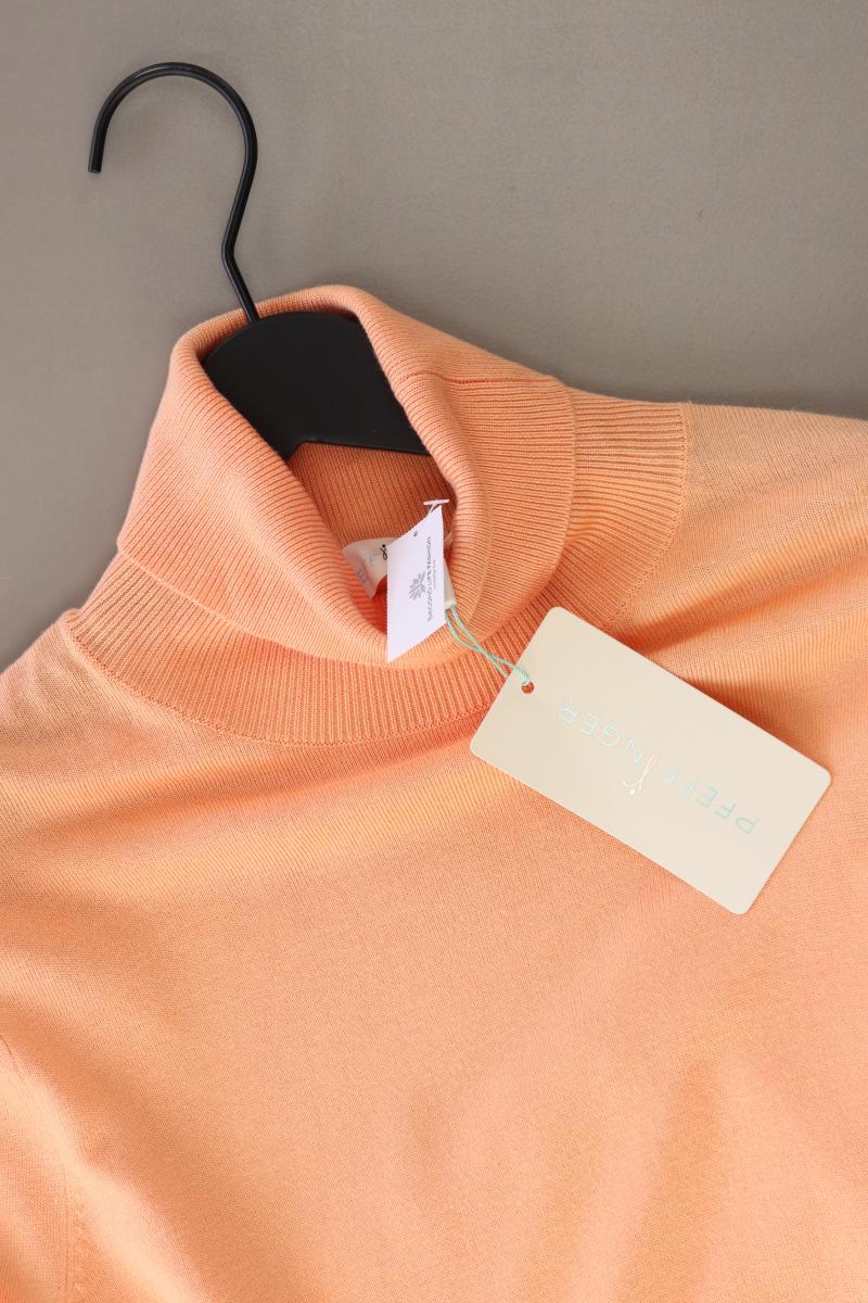 Pfeffinger Rollkragenpullover Gr. 44 neu mit Etikett orange aus Viskose