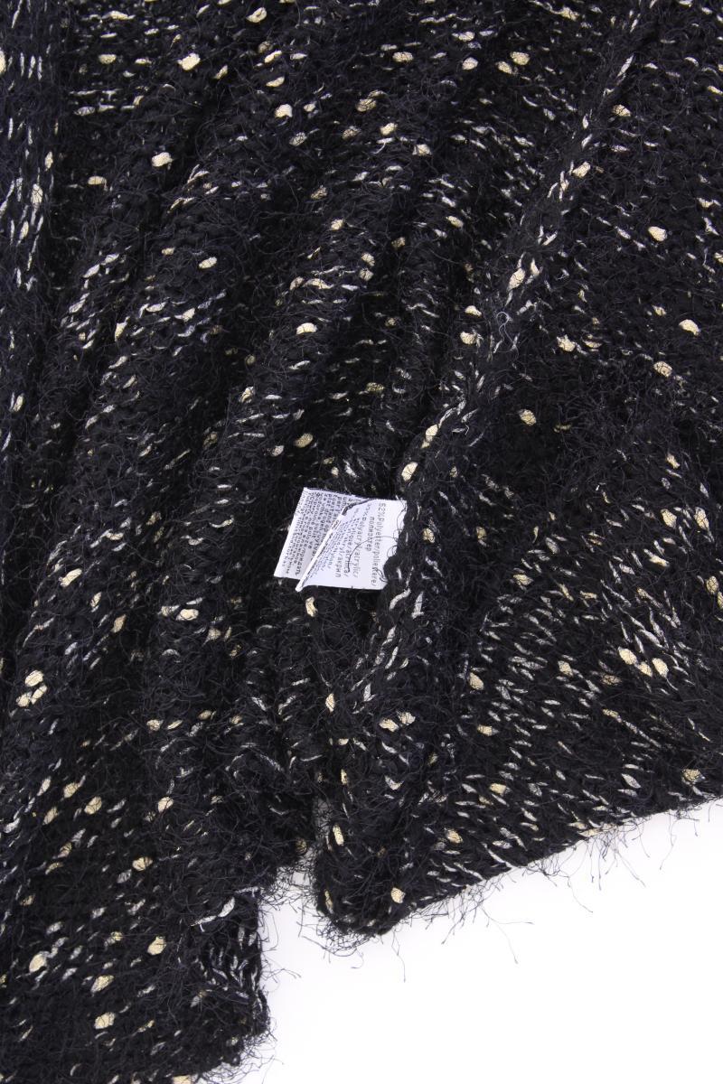 Création L. Strickjacke Gr. 48 Langarm mit Glitzer schwarz aus Polyester