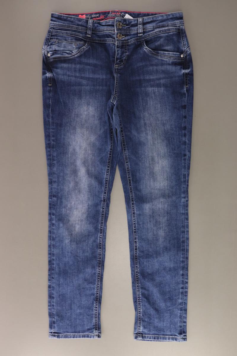 Street One Straight Jeans Gr. W31/L30 blau aus Baumwolle