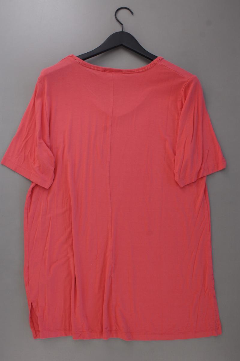 Simply U by Ulla Popken Longshirt Gr. 46/48 Kurzarm rosa aus Viskose