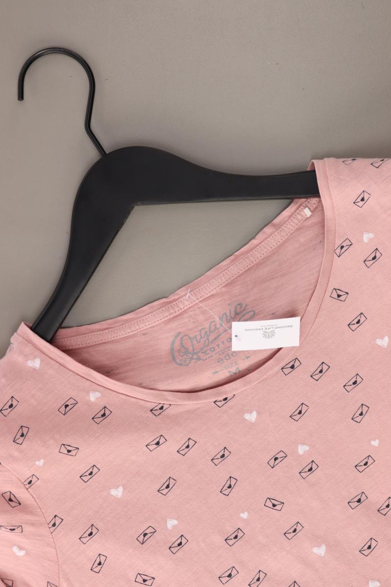 Esprit Printshirt Gr. M Kurzarm rosa aus Baumwolle