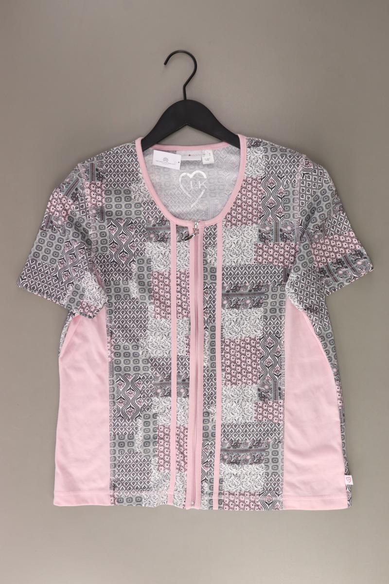 Laura Kent Printshirt Gr. 42 Kurzarm rosa aus Polyester