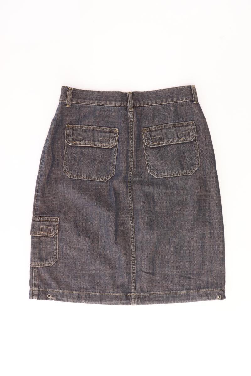 Eddie Bauer Jeansrock Gr. 36 grau aus Baumwolle