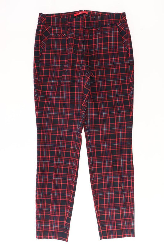 s.Oliver Hose Gr. 34 kariert rot aus Polyester