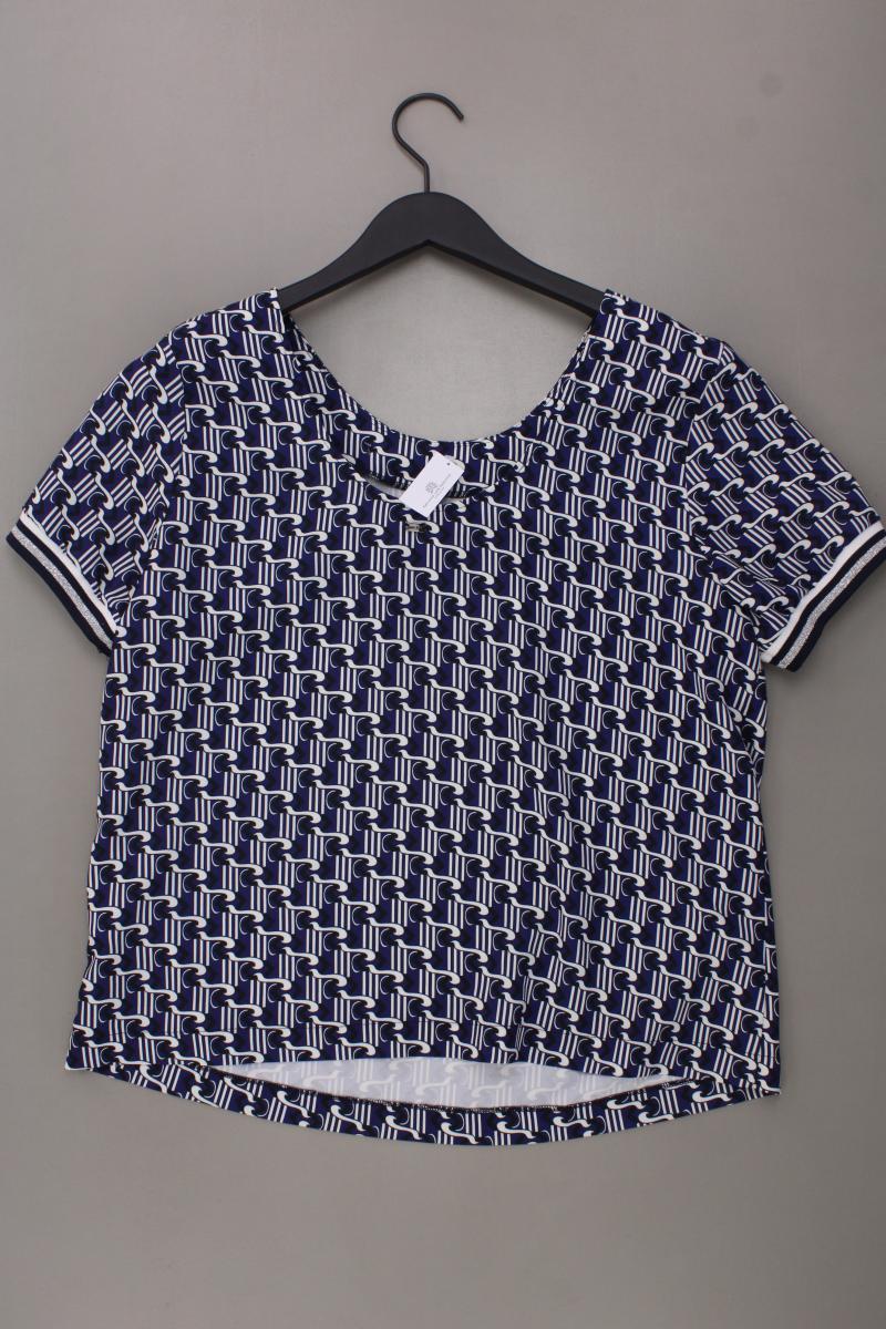 Mexx Kurzarmbluse Gr. 40 blau aus Polyester