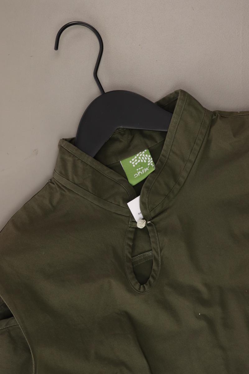 Skunkfunk Ärmellose Bluse Gr. L olivgrün aus Baumwolle