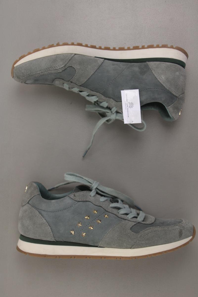 Tommy Hilfiger Sneaker Gr. 38 grün aus Leder