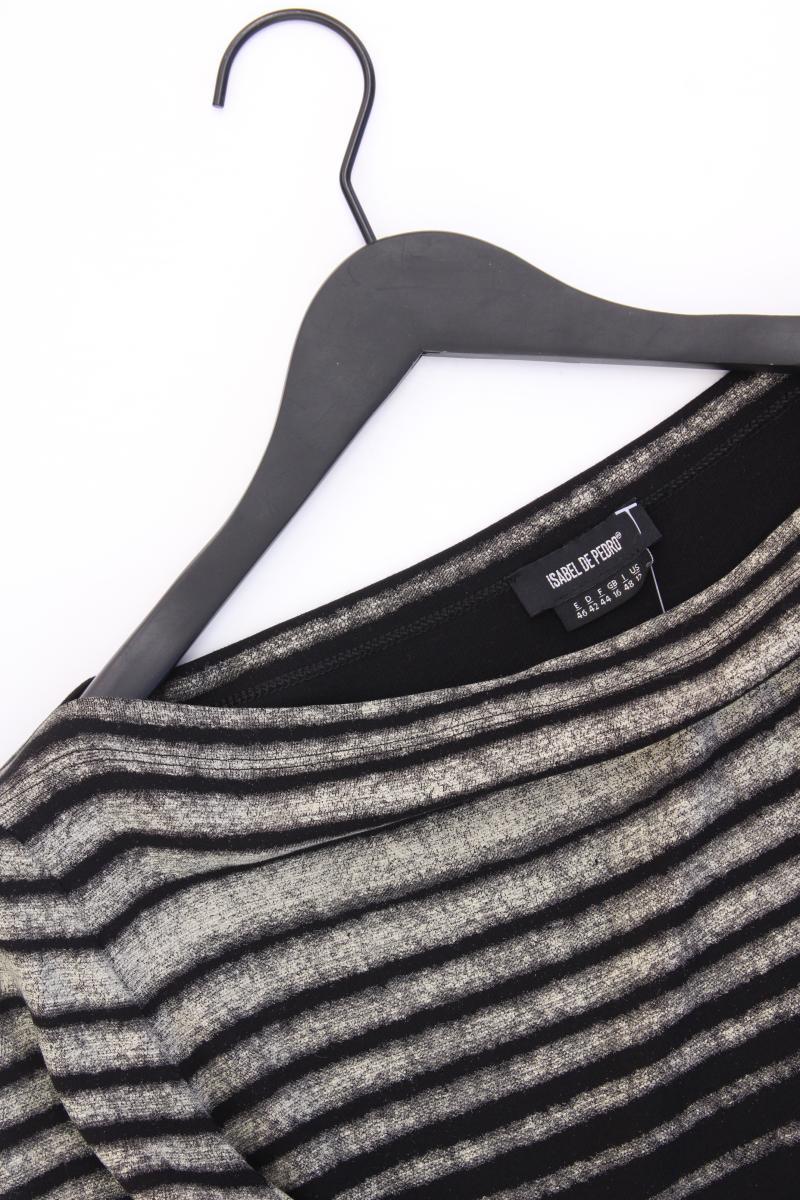 Isabel De Pedro Langarmkleid Gr. 42 schwarz aus Viskose