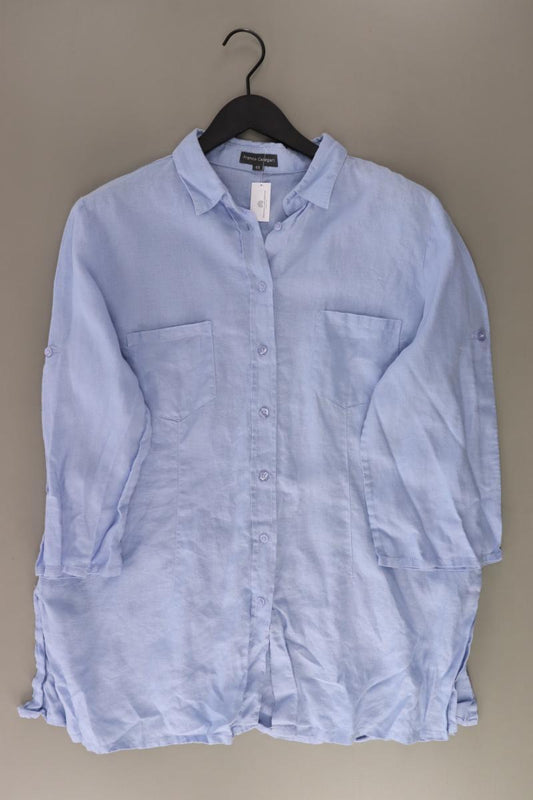 Franco Callegari Regular Bluse Gr. 48 3/4 Ärmel blau