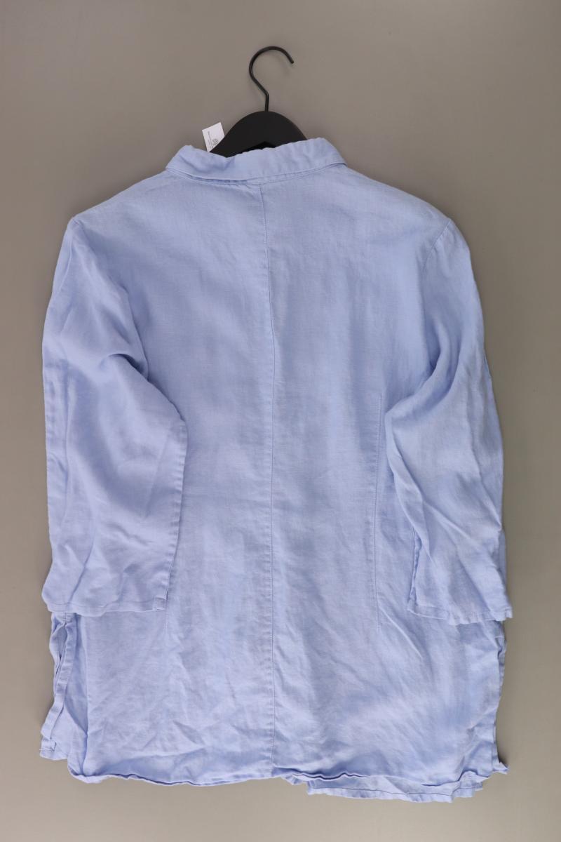 Franco Callegari Regular Bluse Gr. 48 3/4 Ärmel blau