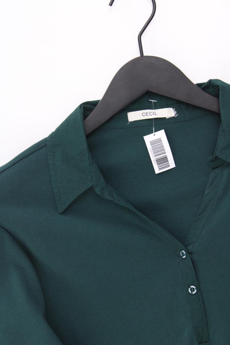 Cecil Poloshirt Gr. XL 3/4 Ärmel grün