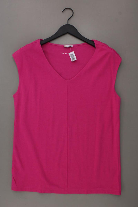 Street One Shirt mit V-Ausschnitt Gr. XL neuwertig Kurzarm pink