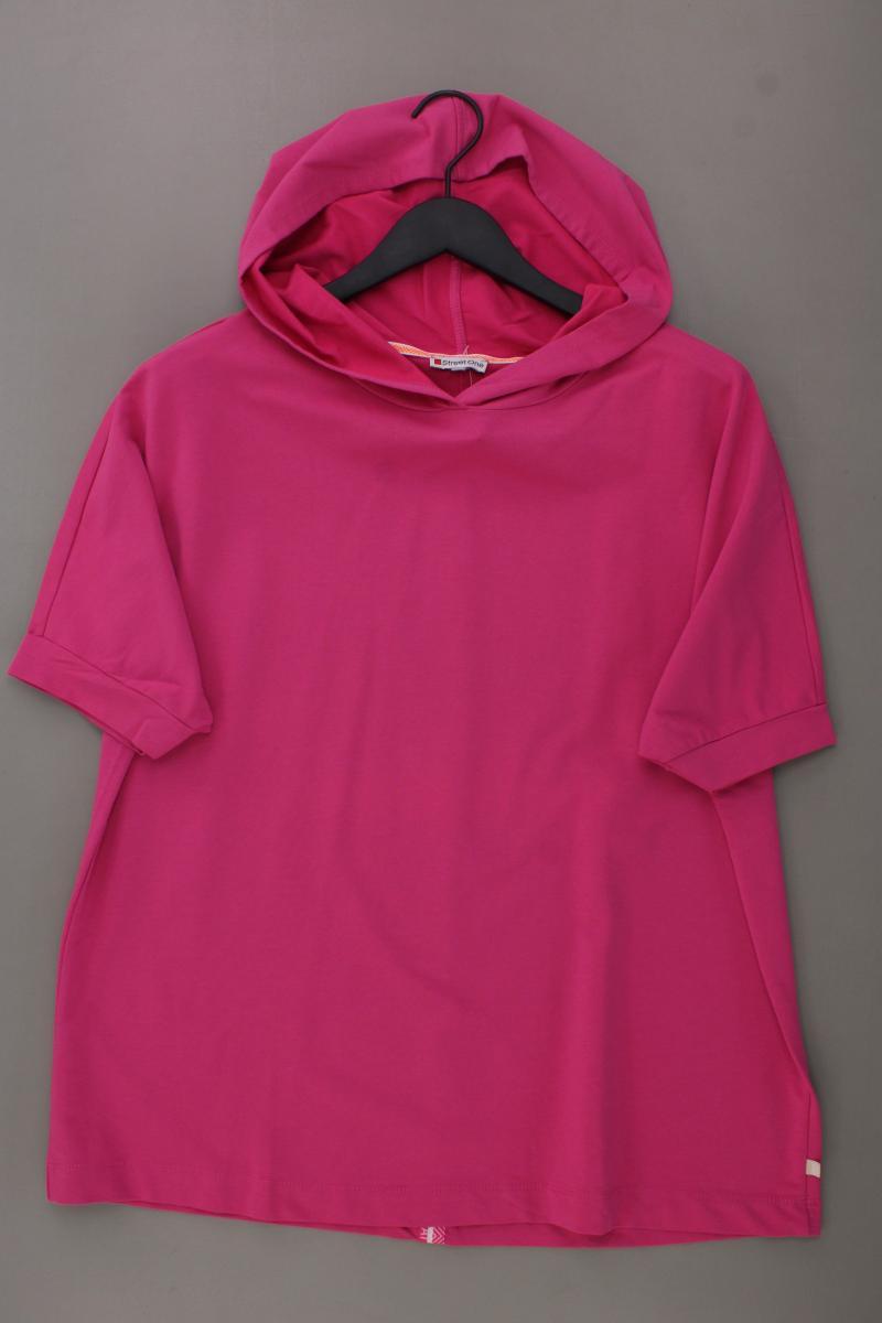 Street One Kapuzenshirt Gr. XL neuwertig Kurzarm pink