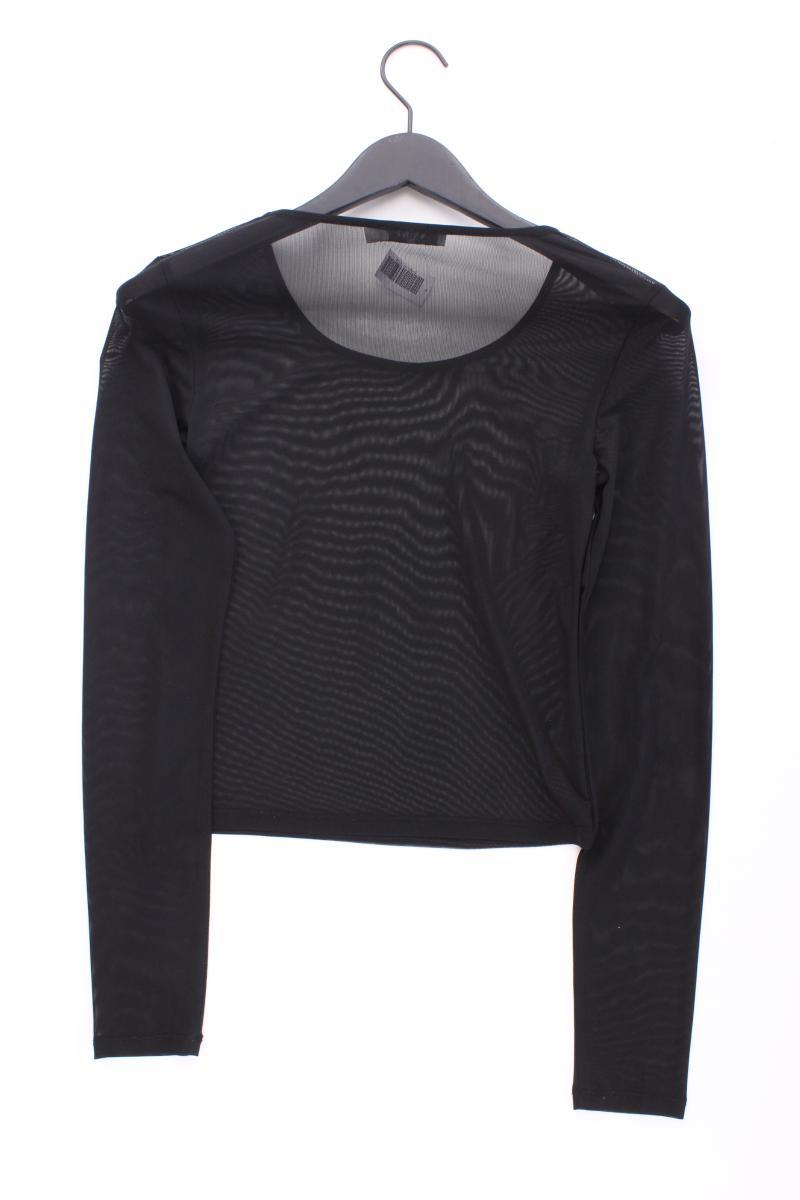 NA-KD Longsleeve-Shirt Gr. S Langarm schwarz