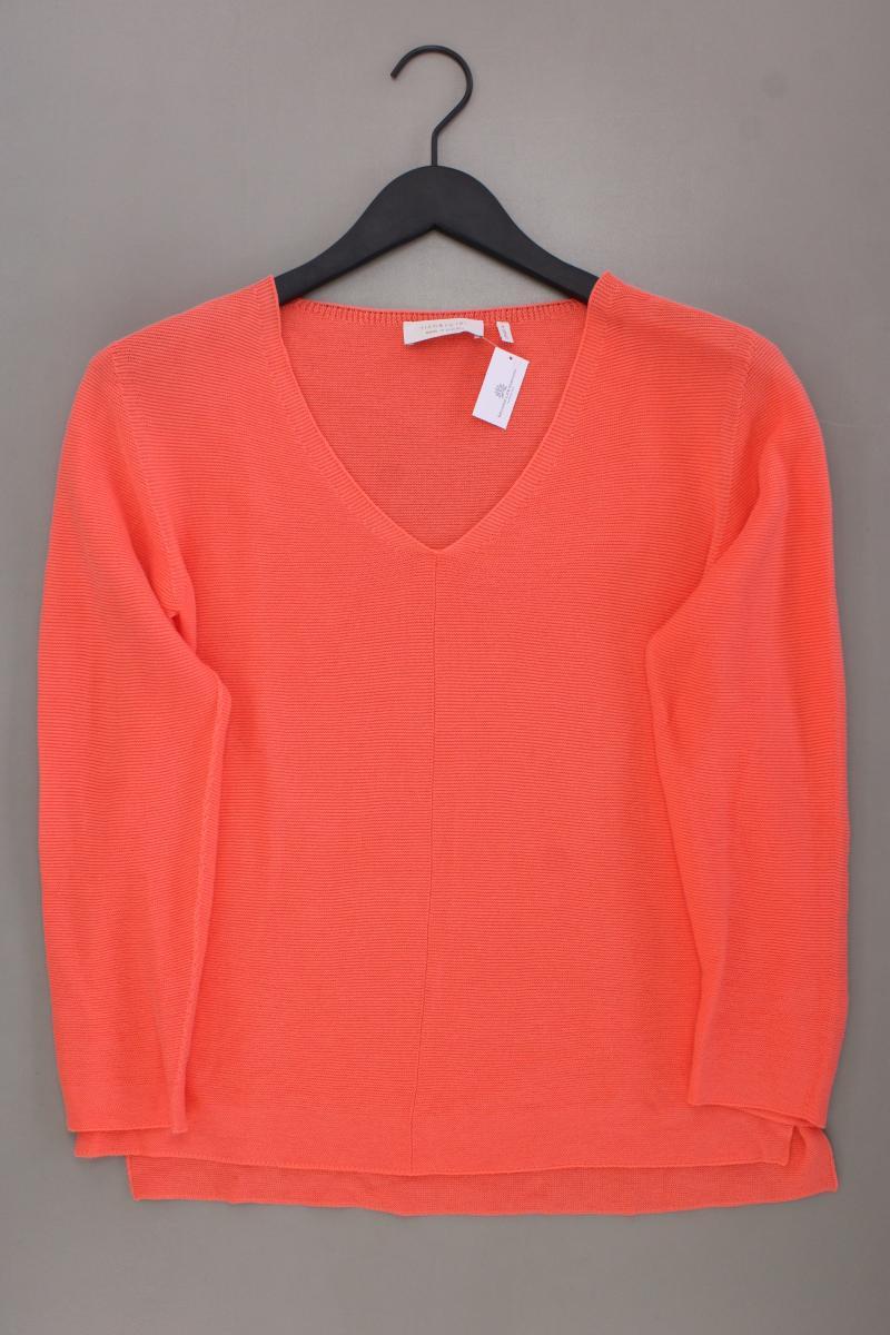 Rich&Royal Feinstrickpullover Gr. XS neuwertig orange aus Baumwolle