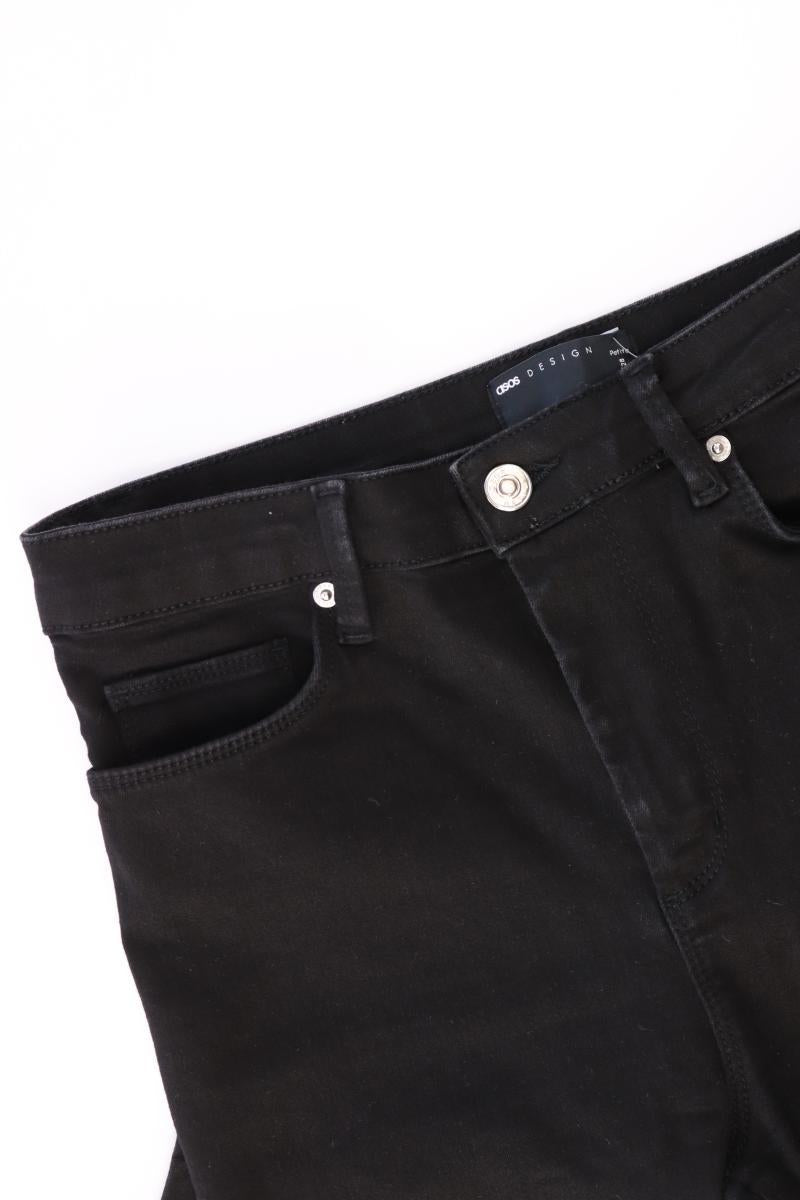 Asos Petite Jeans Gr. W28/L28 schwarz aus Baumwolle