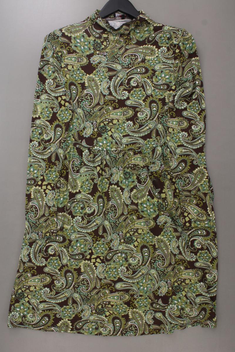 Aniston Langarmkleid Gr. 38 mit Paisleymuster grün aus Viskose
