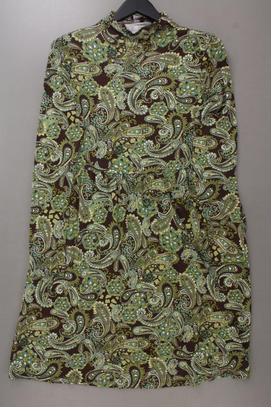 Aniston Langarmkleid Gr. 38 mit Paisleymuster grün aus Viskose