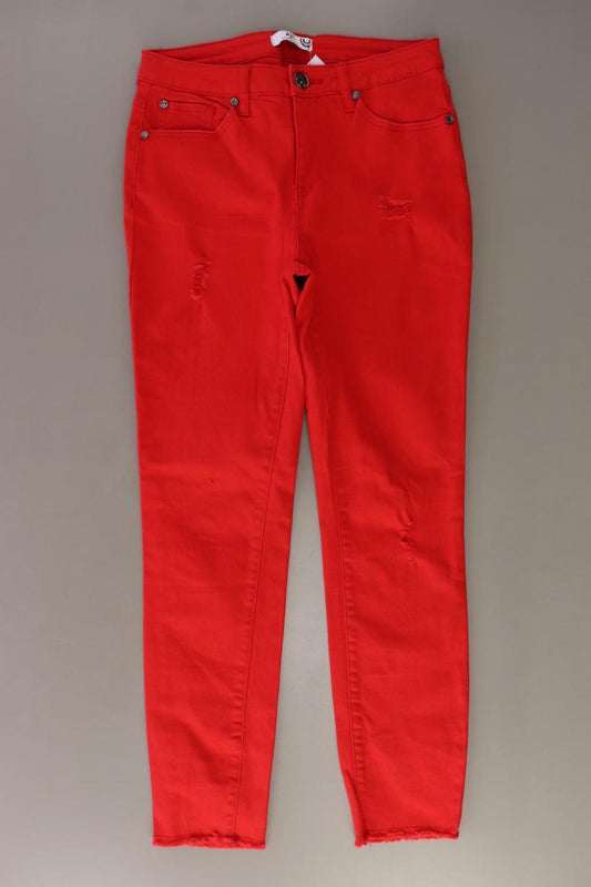 AJC Fashion Straight Jeans Gr. 36 rot aus Baumwolle