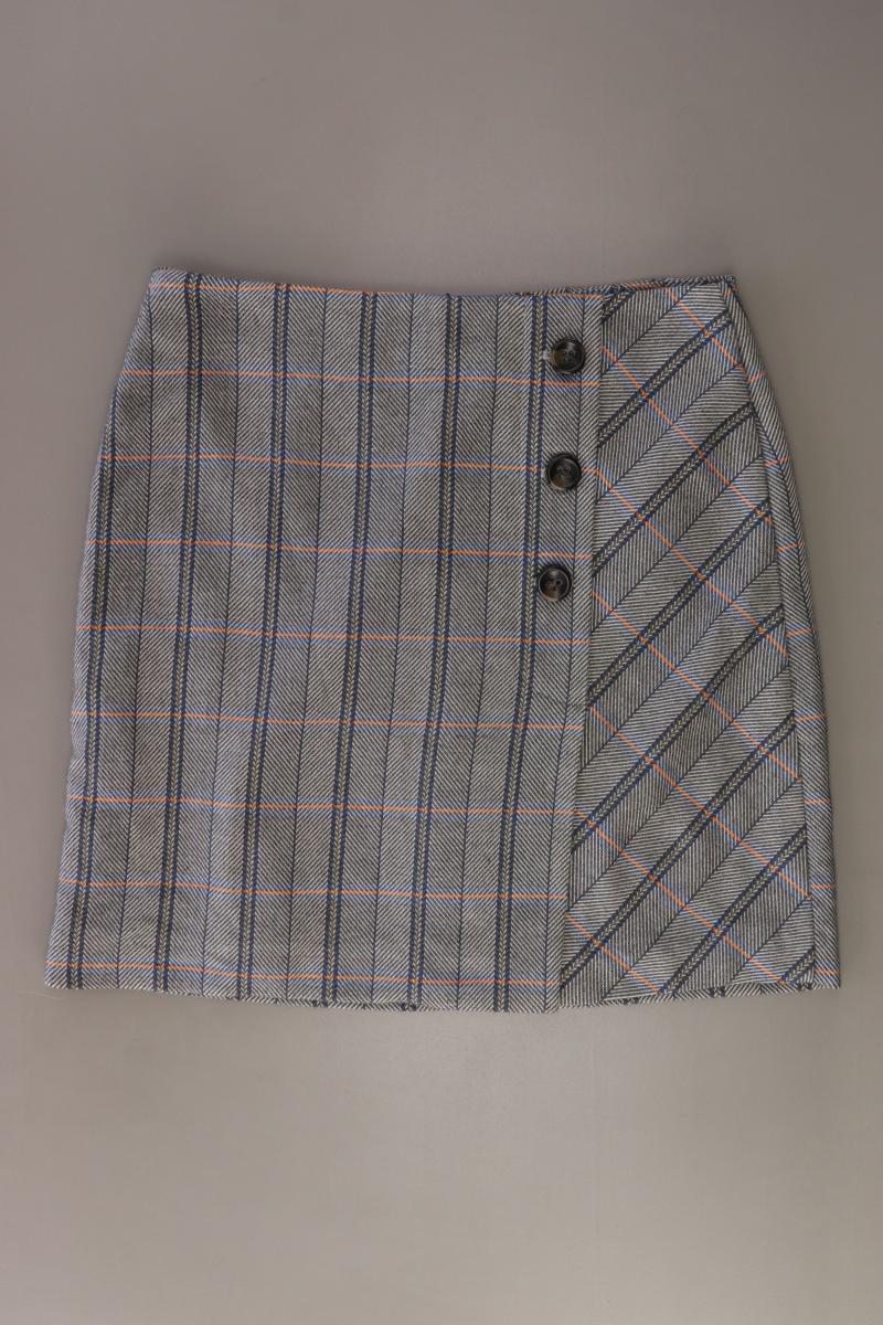 Tom Tailor Rock Gr. 40 kariert grau aus Polyester