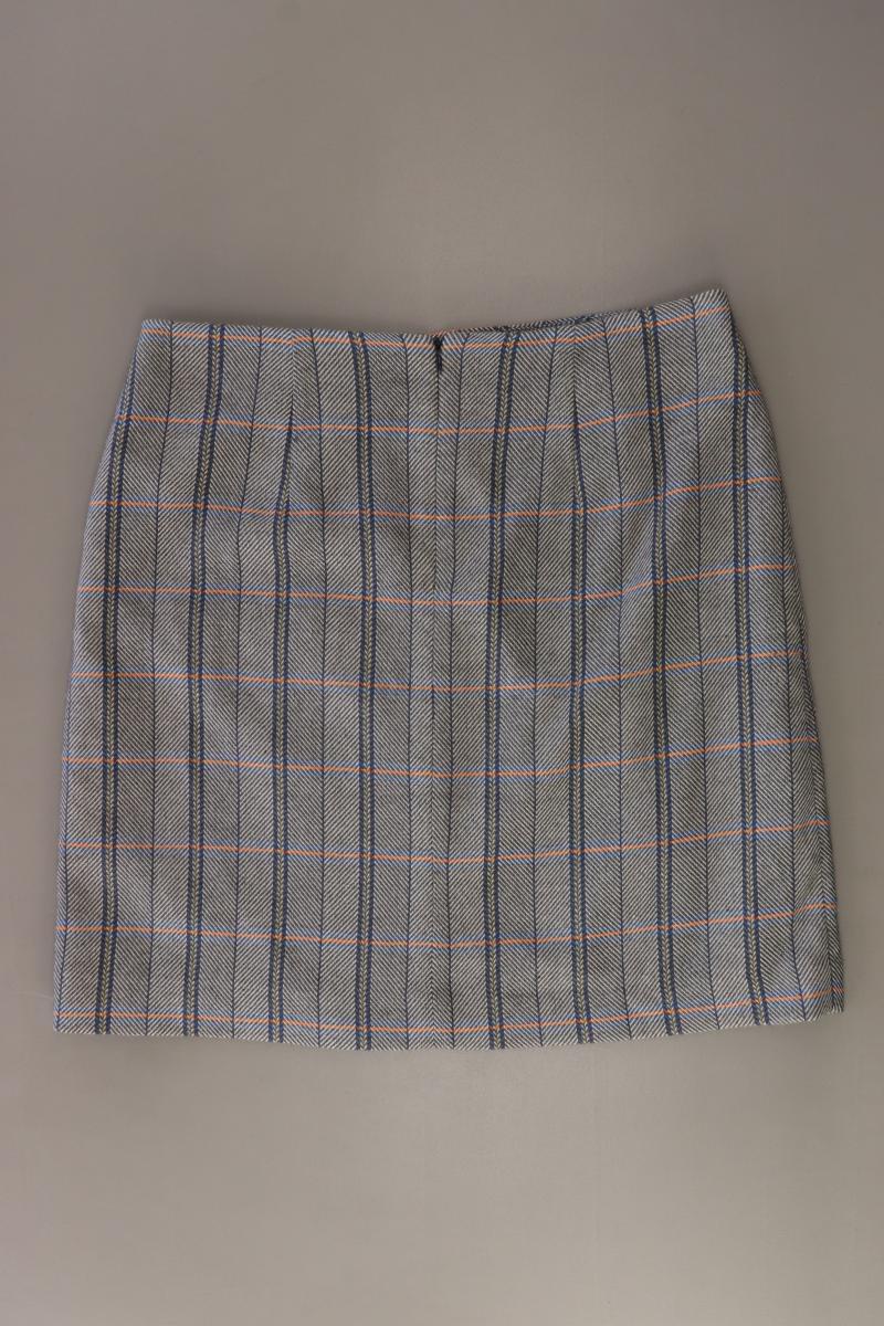 Tom Tailor Rock Gr. 40 kariert grau aus Polyester