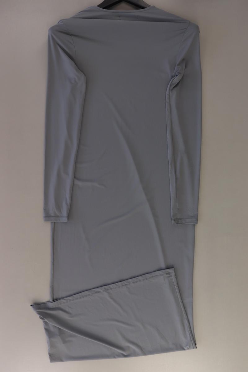 Pull&Bear Schlauchkleid Gr. L Langarm grau aus Polyester