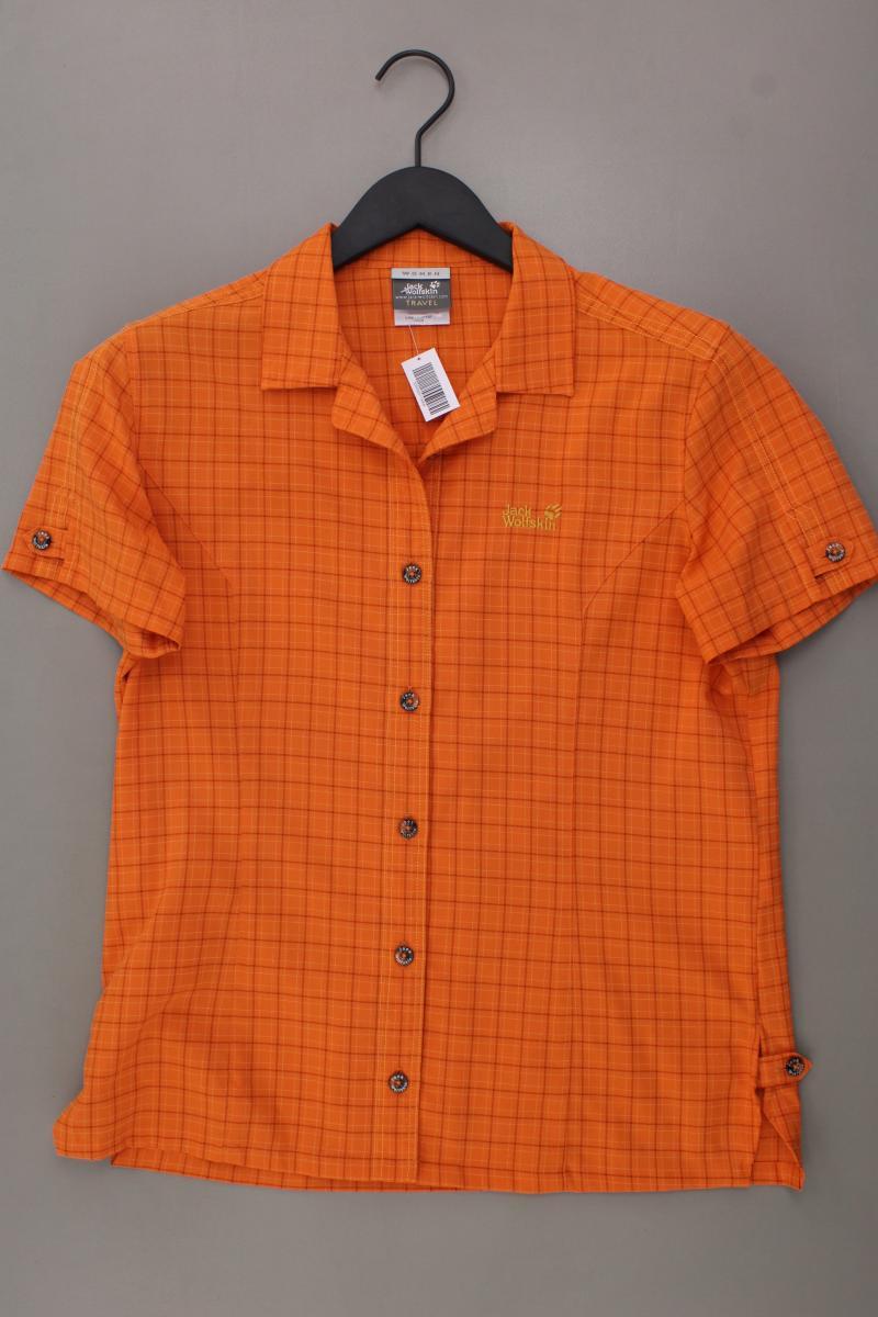 Jack Wolfskin Kurzarmbluse Gr. M orange aus Polyester