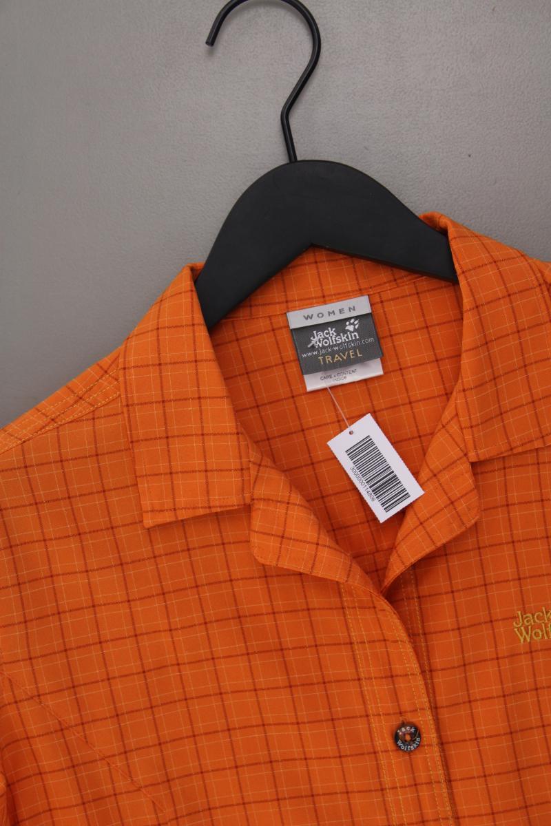 Jack Wolfskin Kurzarmbluse Gr. M orange aus Polyester