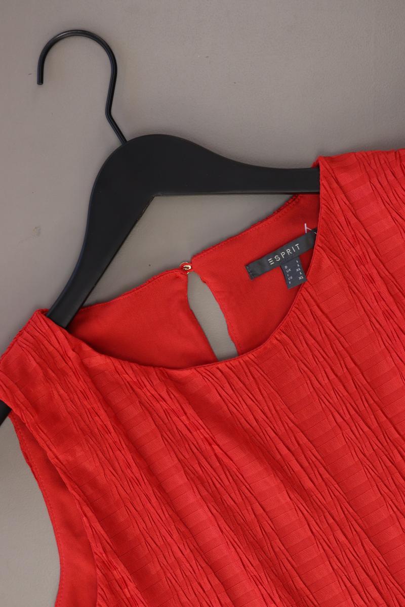 Esprit Ärmellose Bluse Gr. L rot aus Polyester