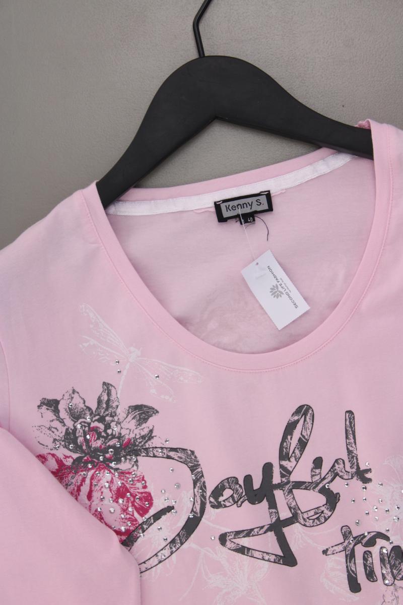 Kenny S. Printshirt Gr. 40 3/4 Ärmel rosa