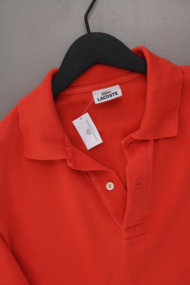 Lacoste Poloshirt für Herren Gr. L Kurzarm orange aus Baumwolle