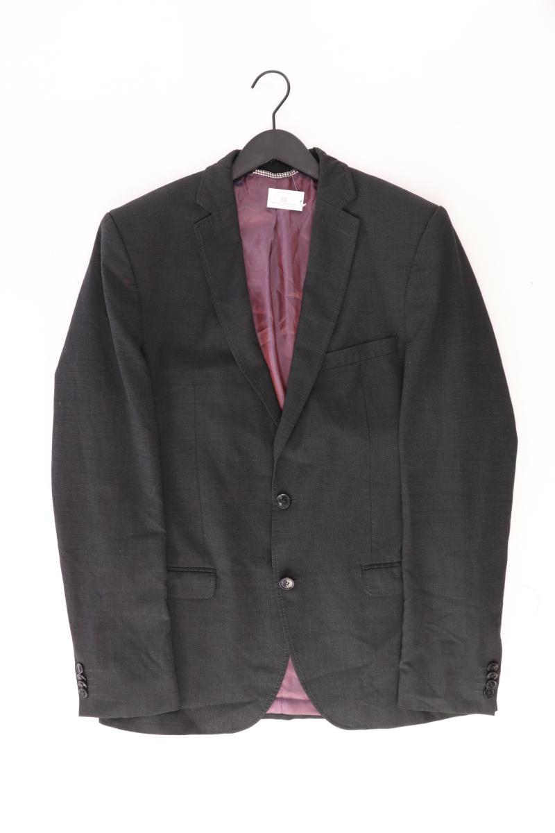 Jake*s Longsakko für Herren Gr. Langgröße 102 grau aus Polyester
