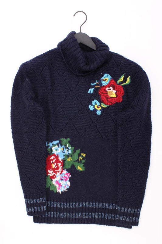 Desigual Grobstrickpullover Gr. XL blau aus Polyacryl