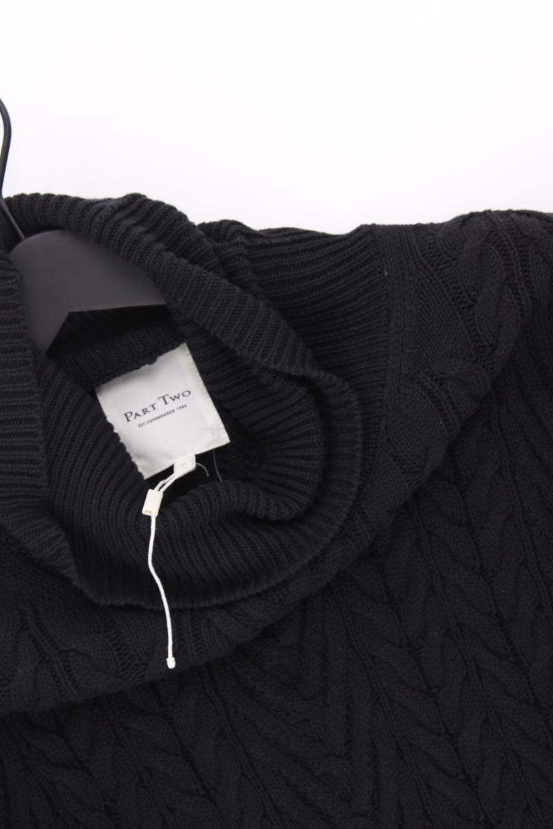 PART TWO Rollkragenpullover Gr. M schwarz aus Baumwolle