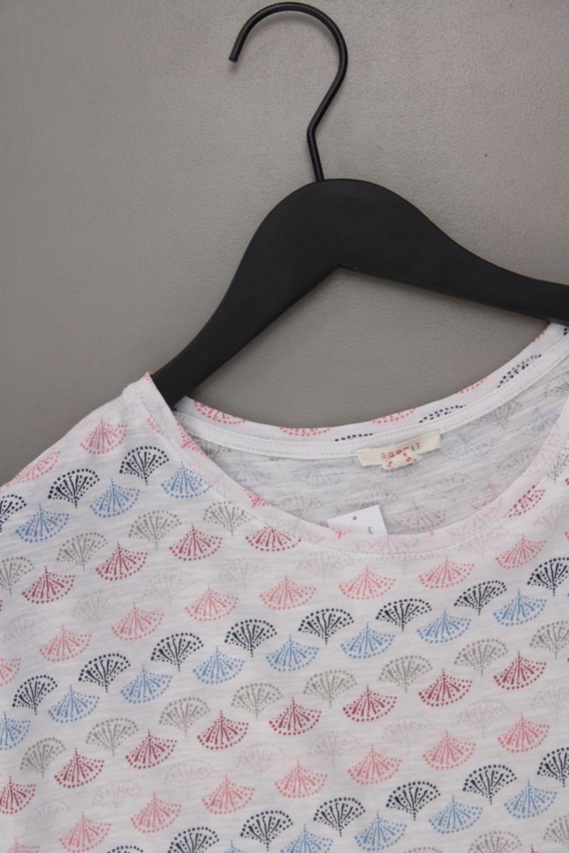 Esprit Printshirt Gr. XS Kurzarm mehrfarbig