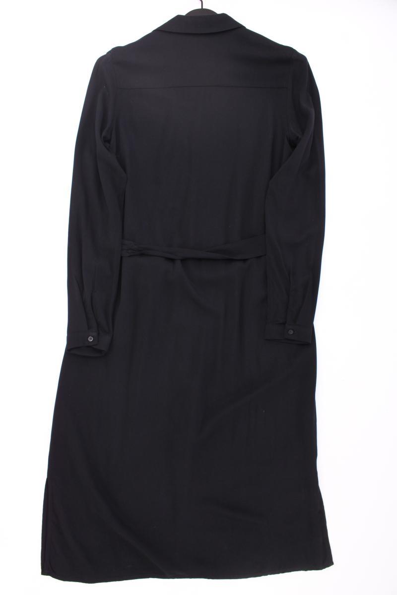 Vila Langarmkleid Gr. 38 mit Gürtel schwarz aus Viskose