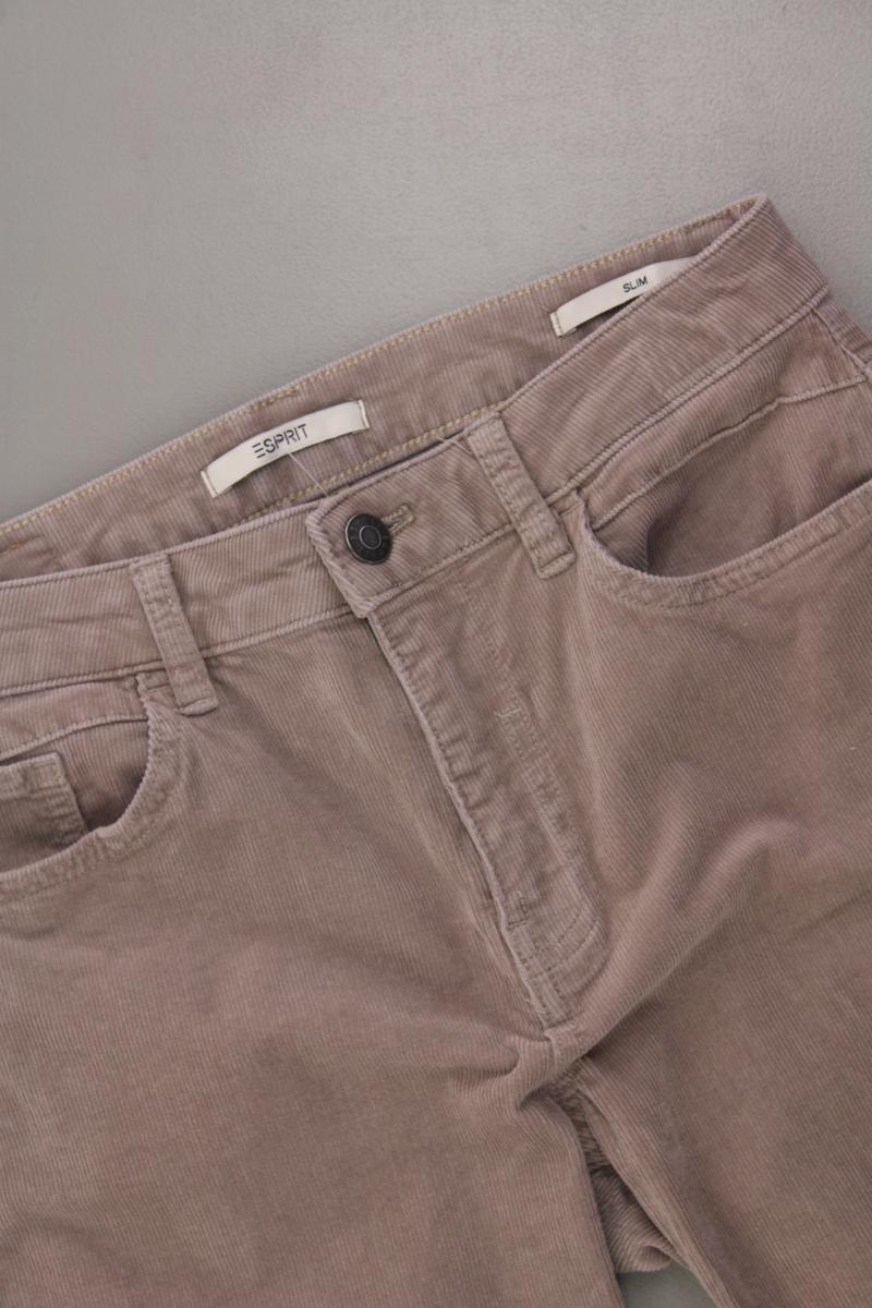 Esprit Cordhose Gr. W27/L32 braun aus Baumwolle