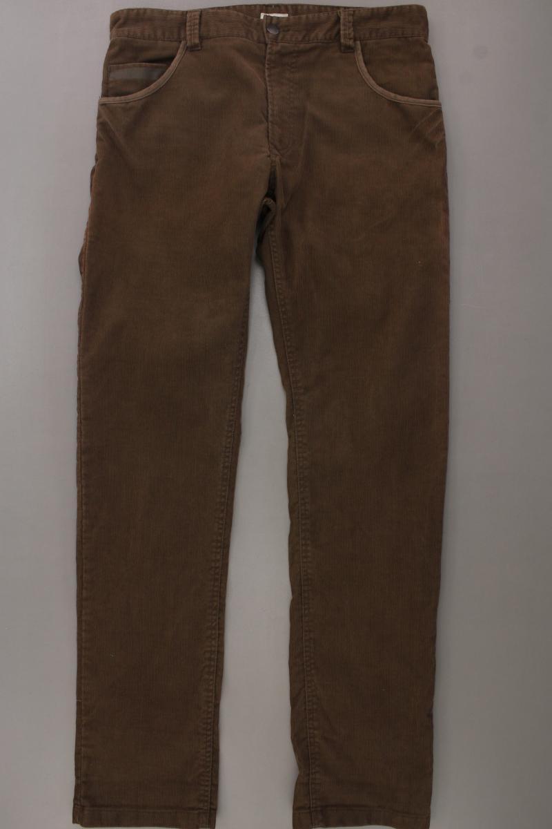 Blend Cordhose für Herren Gr. W33 braun aus Baumwolle