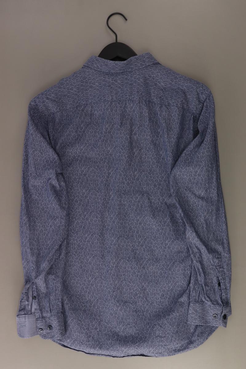Reserved Langarmhemd für Herren Gr. XL blau aus Baumwolle