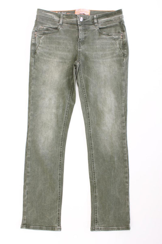 Street One Skinny Jeans Gr. W28/L30 olivgrün aus Baumwolle