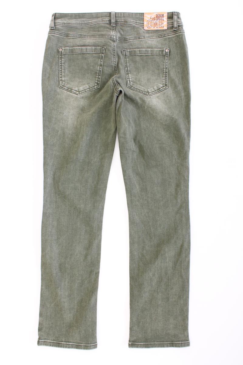 Street One Skinny Jeans Gr. W28/L30 olivgrün aus Baumwolle